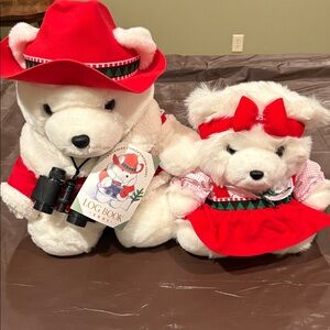 1995 Santa Bear Dayton Hudson Mr & Mrs